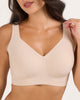 Plus Size Seamless Soft V-Neck Wireless Full Support Jelly Bra